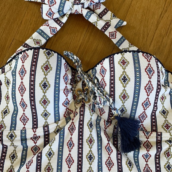 NWT Jessica Simpson Tankini Swim Top - Picture 4 of 6